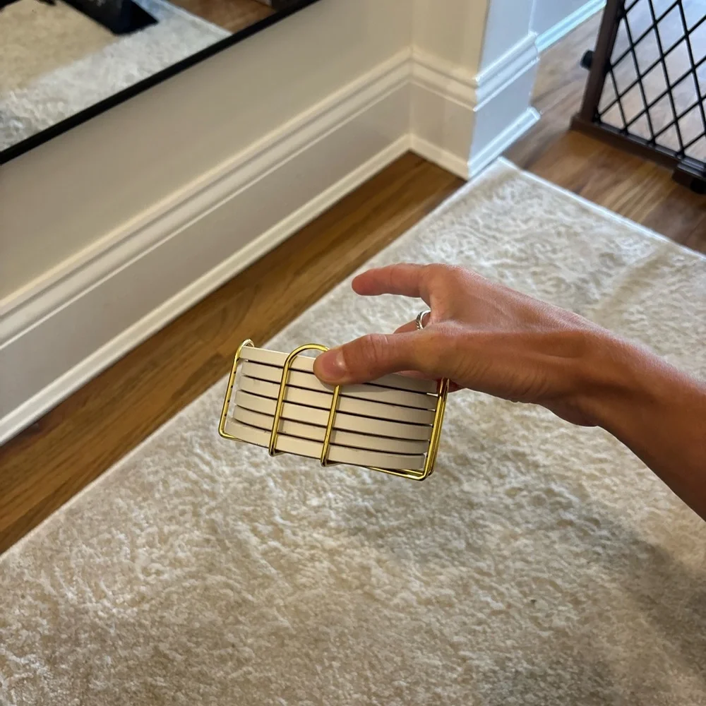Amazon marble coasters with gold holder I never used them